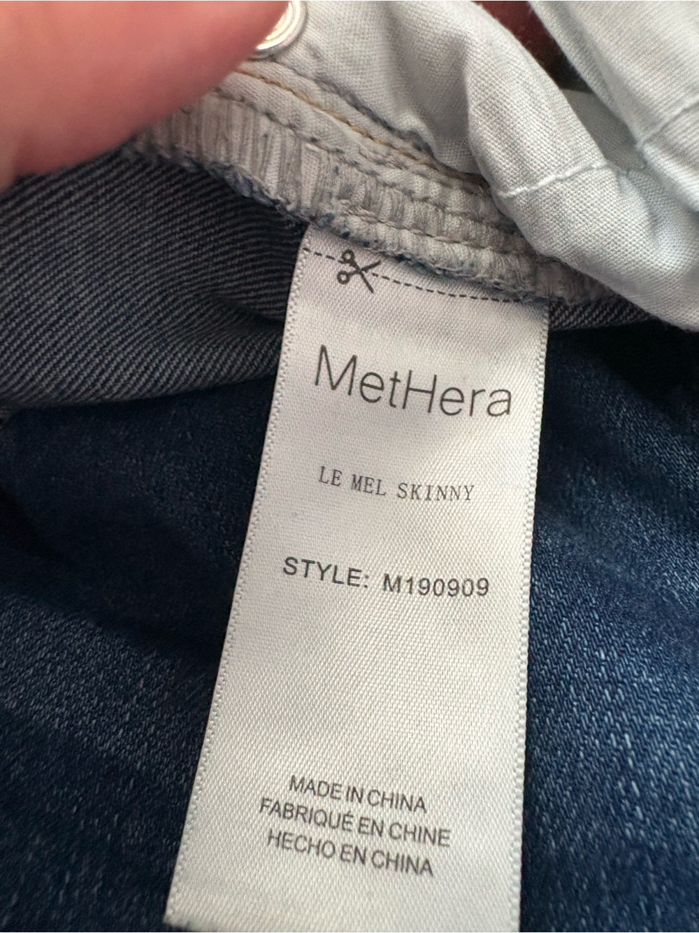 Methera Straight Leg Women’s Jeans in Medium Blue — Classic Everyday Style - Picture 4 of 5